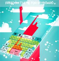 Freedom Theme for Keyboard Ekran Görüntüsü 3