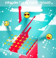 Freedom Theme for Keyboard Ekran Görüntüsü 1
