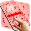 Animated Red Hearts Keyboard Theme