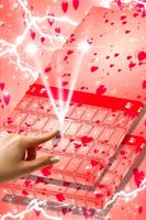 Animated Red Hearts Keyboard Theme Screenshot 2