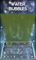 Water Bubbles Keyboard poster