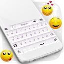 White and Purple Keyboard APK