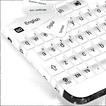 Glossy White Keyboard Theme
