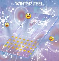Winter Feel Keyboard Plakat