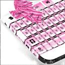 Zebra Keypad Pink Theme APK