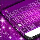 Abstract Purple Keyboard aplikacja