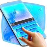 Neon Blue Theme Keyboard icône