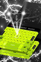 Neon Green Letters Keyboard اسکرین شاٹ 3