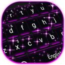 黒と紫のキーボード APK