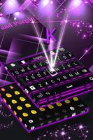 Clavier noir et violet capture d'écran 2