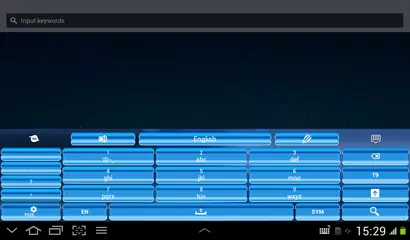 Скачать Blue Keypad Theme APK