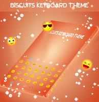 Biscuits Keyboard Theme تصوير الشاشة 1