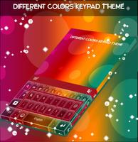Poster Different Colors Keypad Theme