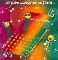 Different Colors Keypad Theme capture d'écran 1
