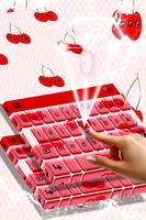 Cherry Keyboard Theme capture d'écran 1