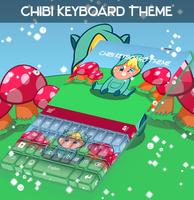 Chibi Keyboard Theme Affiche
