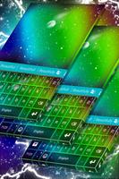 Colorful Space Keyboard Affiche