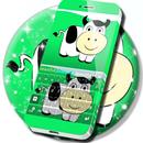 Tema bonito do teclado da vaca APK