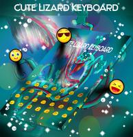 Cute Lizard Keyboard capture d'écran 1