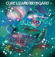 Cute Lizard Keyboard capture d'écran 3