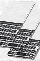 Black Marble Keyboard Theme poster