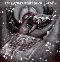 Emo Angel Keyboard Theme पोस्टर