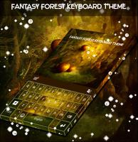 Fantasy Forest Teclado Tema captura de pantalla 2