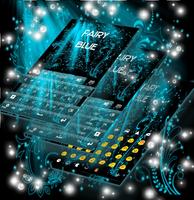 Fairy Blue Keyboard Theme screenshot 1