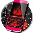 Flames Neon Keyboard simgesi