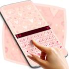 Girly Pink Keyboard Theme Zeichen