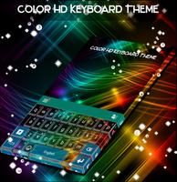 Color HD Keyboard Theme ảnh chụp màn hình 3