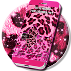 Pink Leopard Keyboard icône