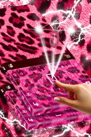 Pink Leopard Keyboard capture d'écran 1