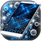 Keyboard Theme Blue Stars ikona