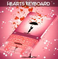 Herzen Tastatur Plakat