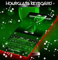 Hourglass Keyboard Affiche