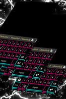 Poster Neon Lights Keyboard Theme