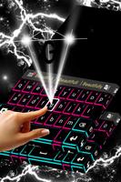 Neon Lights Keyboard Theme ภาพหน้าจอ 2