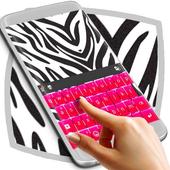 Keyboard Backgraund Zebra icon