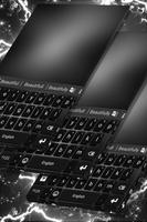 Keyboard Black Theme Free الملصق