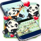 Keyboard Cute Panda ikon
