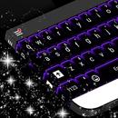 Keyboard Neon Purple Theme APK