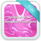 Keyboard for Android Free Pink ícone