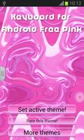 Keyboard for Android Free Pink ポスター