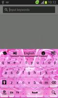 Keyboard for Android Free Pink تصوير الشاشة 1