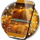 Golden Lights Keyboard For Huawai aplikacja