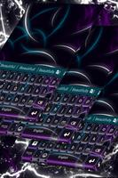 Dark Neon Keyboard For LG Cartaz