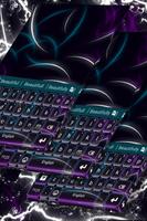 黑暗的霓虹燈鍵盤 對於 LG 海報