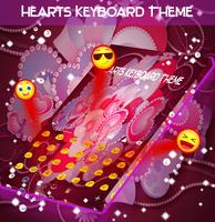 Hearts Keyboard Theme capture d'écran 1