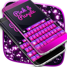 Keyboard Pink And Purple ikona